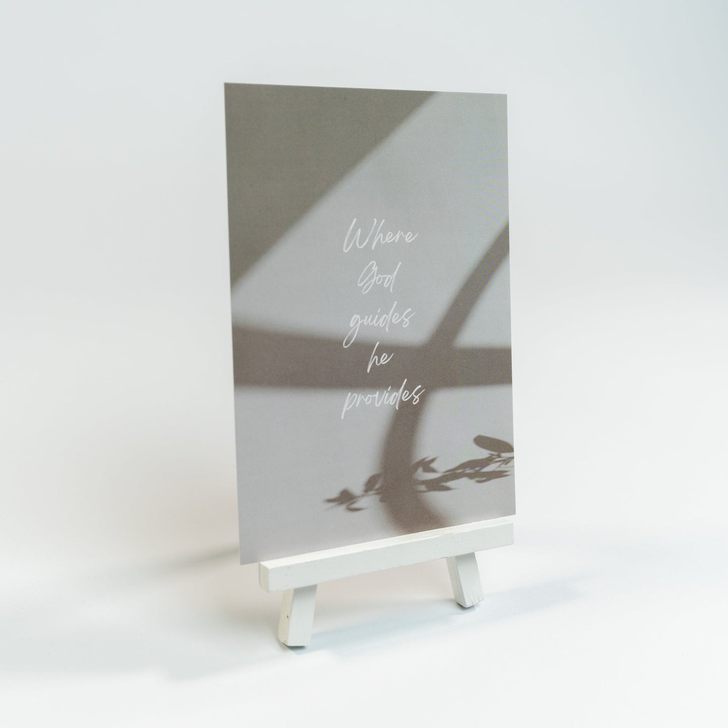 Where God guides, he provides • Karte