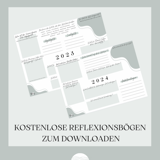 Dein Jahr 2023/24 - Reflexionsbogen