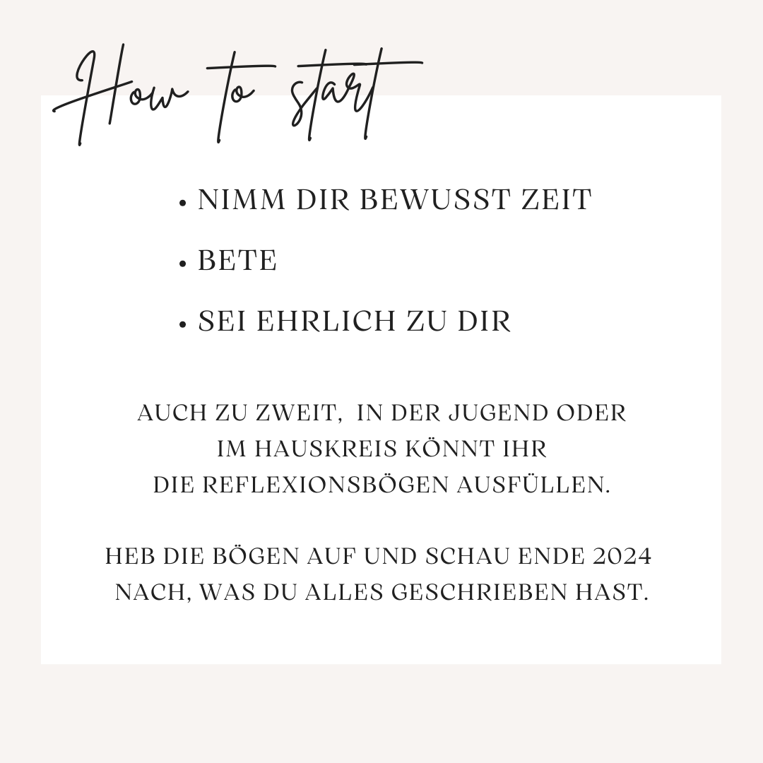 Dein Jahr 2025/26 - Reflexionsbogen