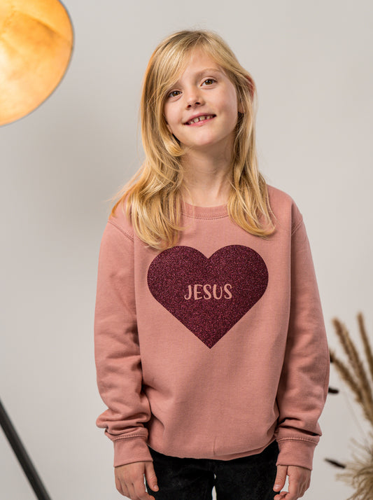 Jesus Herz • Kids Sweatshirt