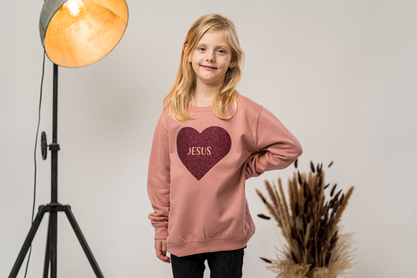 Jesus Herz • Kids Sweatshirt