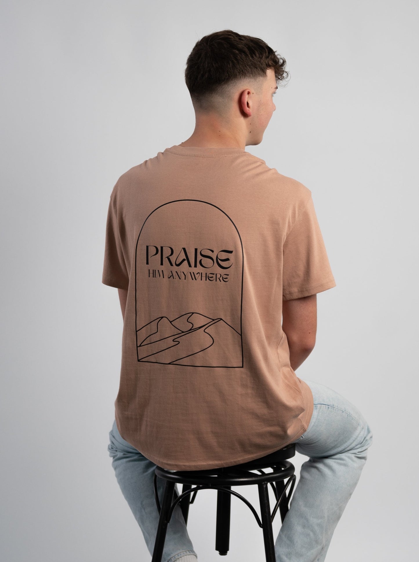 Praise Him anywhere • T-Shirt Extreme Oversize